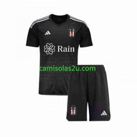 Camisolas de futebol Besiktas Guarda Redes Criança Equipamento Principal 2023/24 Manga Curta